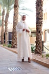 Trendy Abaya Ekru