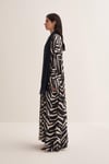 ZEBRA PATTERN ABAYA & SCARF