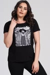 Baskılı Basic T-shirt-SİYAH
