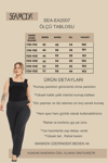 Büyük Beden Beli Lastik Çelik İnterlok Örme Pantolon-ANTRASİT
