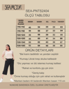 Büyük Beden Beli Lastikli Ceplli Krep Skuba Örme Kapri Pantolon-SİYAH
