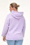 Polar Kumaş Kapüşonlu Sweat-LİLA
