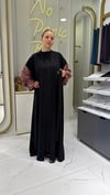 DEFNE ABAYA - GÜL KURUSU & ŞAL & İÇLİK TAKIM