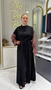 DEFNE ABAYA - GÜL KURUSU & ŞAL & İÇLİK TAKIM