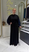 DEFNE ABAYA - LACİVERT & ŞAL & İÇLİK TAKIM