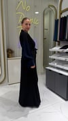 DEFNE ABAYA - LACİVERT & ŞAL & İÇLİK TAKIM