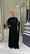 DEFNE ABAYA - MİNT YEŞİLİ & ŞAL & İÇLİK TAKIM