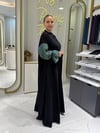 DEFNE ABAYA - MİNT YEŞİLİ & ŞAL & İÇLİK TAKIM