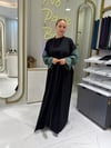 DEFNE ABAYA - MİNT YEŞİLİ & ŞAL & İÇLİK TAKIM