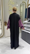 DEFNE ABAYA - MOR & ŞAL & İÇLİK TAKIM