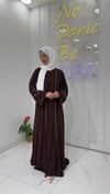 Dizde Biyeli Abaya - Siyah 
