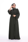 Düz Abaya - Haki