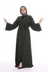 Düz Abaya - Haki