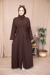 Düz Abaya - Acı Kahve