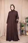 Düz Abaya - Acı Kahve