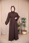 Düz Abaya - Acı Kahve
