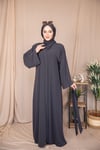 Düz Abaya - Antrasit 