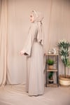 Düz Abaya - Bej 