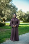 Düz Abaya - Hibiscus