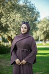 Düz Abaya - Hibiscus