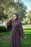 Düz Abaya - Hibiscus
