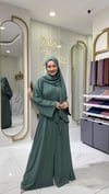 Düz Abaya-Nane Yeşil