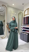 Düz Abaya-Nane Yeşil