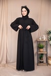 Düz Abaya - Siyah