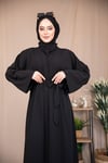 Düz Abaya - Siyah
