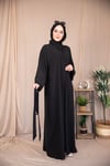 Düz Abaya - Siyah