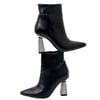 10 Cm Tasarım Taş Topuklu Stiletto Bot