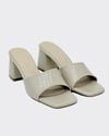 7 Cm Rahat Topuklu Sade Terlik
