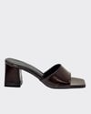 7 Cm Rahat Topuklu Sade Terlik