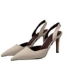 Bej 10 Cm Rahat Topuklu Stiletto