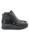 Çift Fermuarlı Petek Baskılı Rahat Bot
