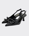 Çift Fiyonk Tasarımlı 7 Cm Rahat Topuklu Stiletto