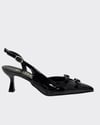 Çift Fiyonk Tasarımlı 7 Cm Rahat Topuklu Stiletto