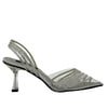 Gerçek Taş Detaylı 8 Cm Şeffaf Topuklu Stiletto