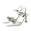 Gerçek Taş Fiyonklu 9 Cm Topuklu Stiletto
