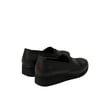Hakiki Deri Platin Detaylı 4 Cm Dolgu Topuklu Rahat Ayakkabı