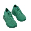 Mint Yeşili 4 Cm Tabanlı Triko Rahat Spor Ayakkabısı