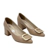 Nohut 6 Cm Gold Tokalı Rahat Stiletto