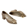 Nohut 6 Cm Gold Tokalı Rahat Stiletto