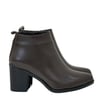 Pantolan Boy Hakiki Deri 7 Cm Rahat Topuklu Sade Bot