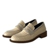 Rugan Kroko Baskılı 3 Cm Topuklu Loafer