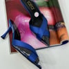 Saten Detaylı 9 Cm Topuklu Şeffaf Stiletto
