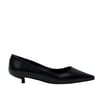 Siyah 3 Cm Fındık Topuklu Rahat Stiletto