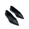 Siyah 3 Cm Fındık Topuklu Rahat Stiletto
