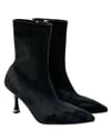 Streç 7 Cm Rahat Topuklu Stiletto Bot