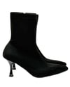 Streç 7 Cm Rahat Topuklu Stiletto Bot